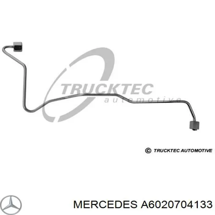 Tubería de combustible, sistema inyección, cilindro 5 Mercedes A6020704133 precio, desde 19,93 EUR