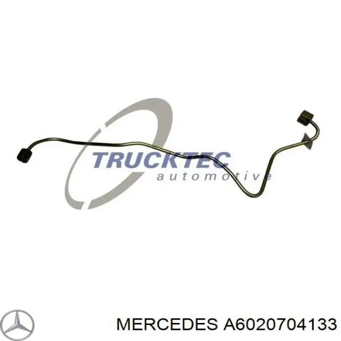 Tubería de combustible, sistema inyección, cilindro 5 Mercedes A6020704133 precio, desde 21,59 EUR