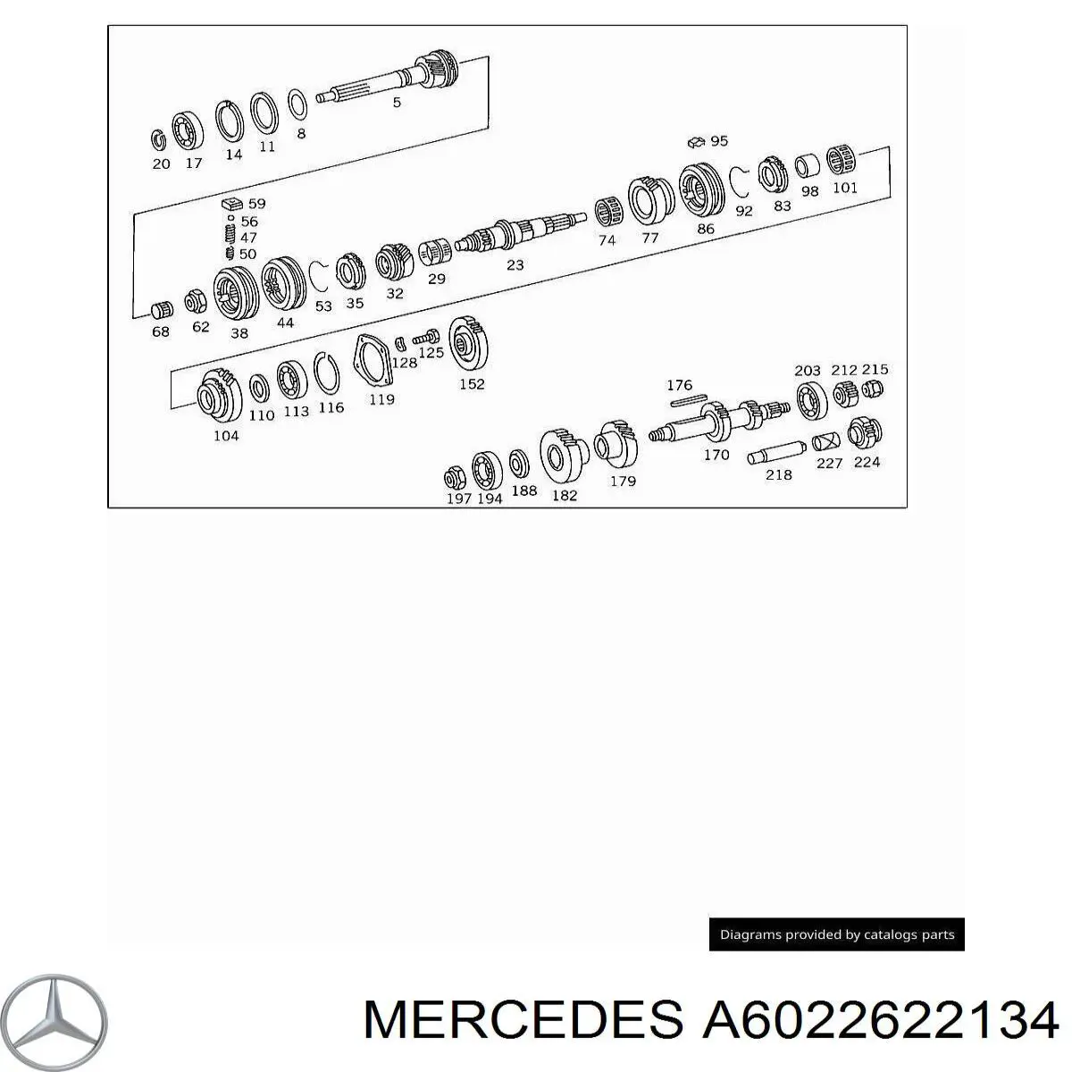 6022622134 Mercedes