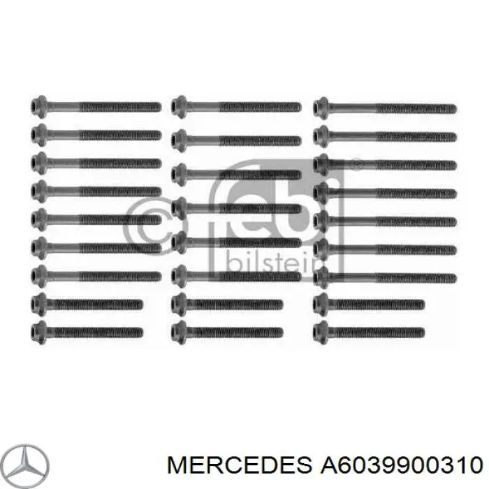 A6039900310 Mercedes tornillo de culata