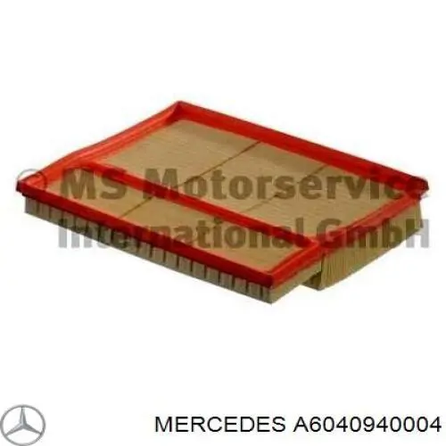 A6040940004 Mercedes Filtro de aire de motor