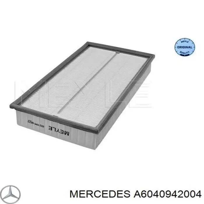 A6040942004 Mercedes filtro de aire