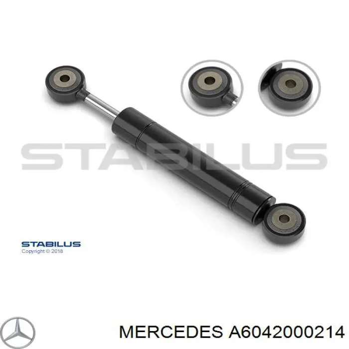 A6042000214 Mercedes tensor de correa de el amortiguador