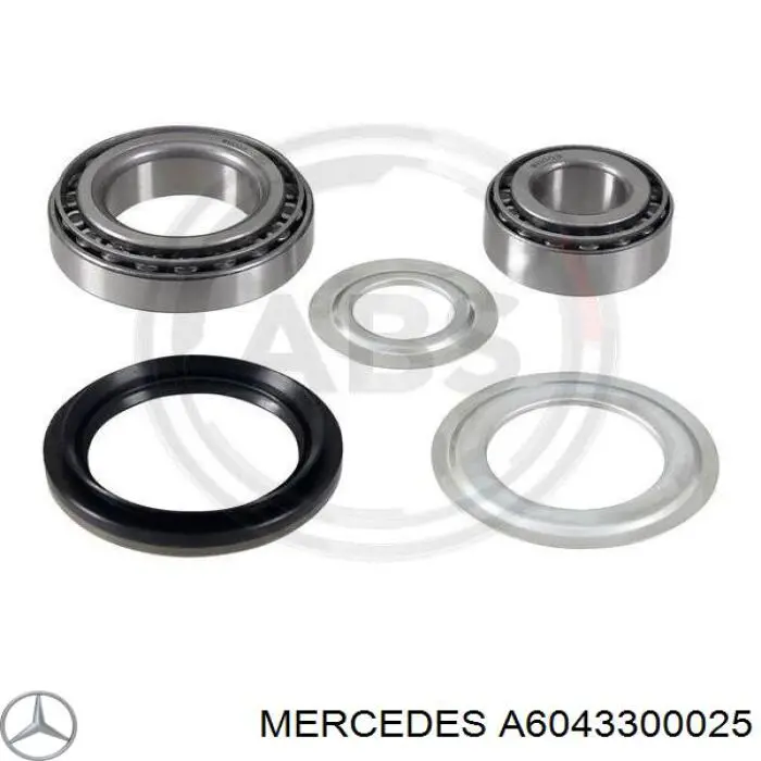 A6043300025 Mercedes cojinete de rueda delantero