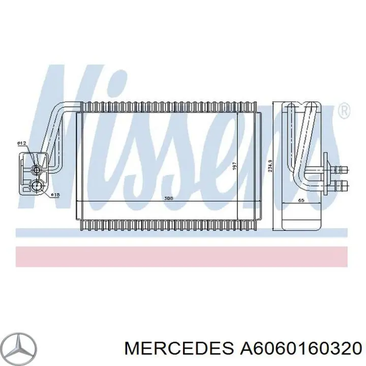 A6060160320 Mercedes junta de culata