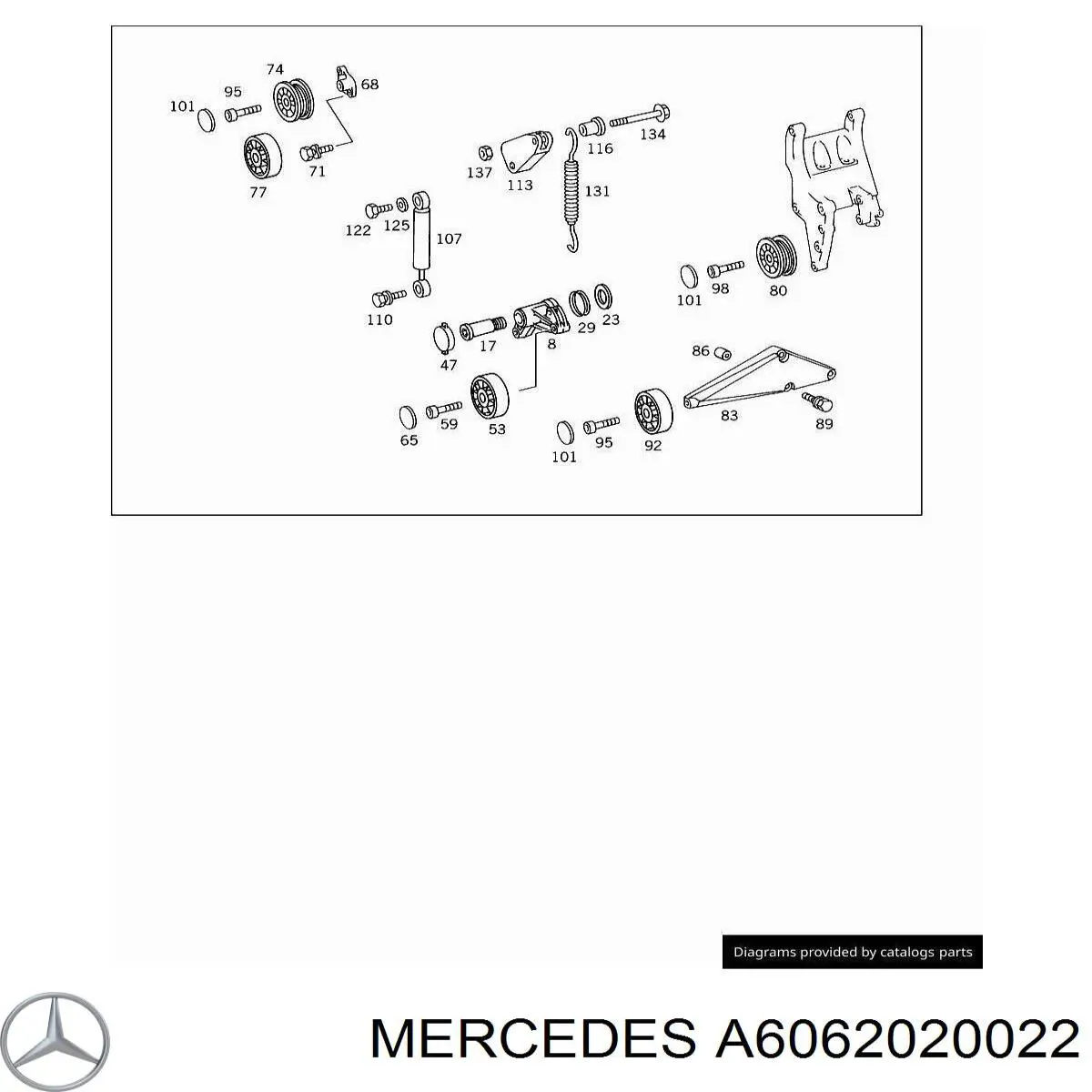  Mercedes A6062020022 precio, desde 3,22 EUR