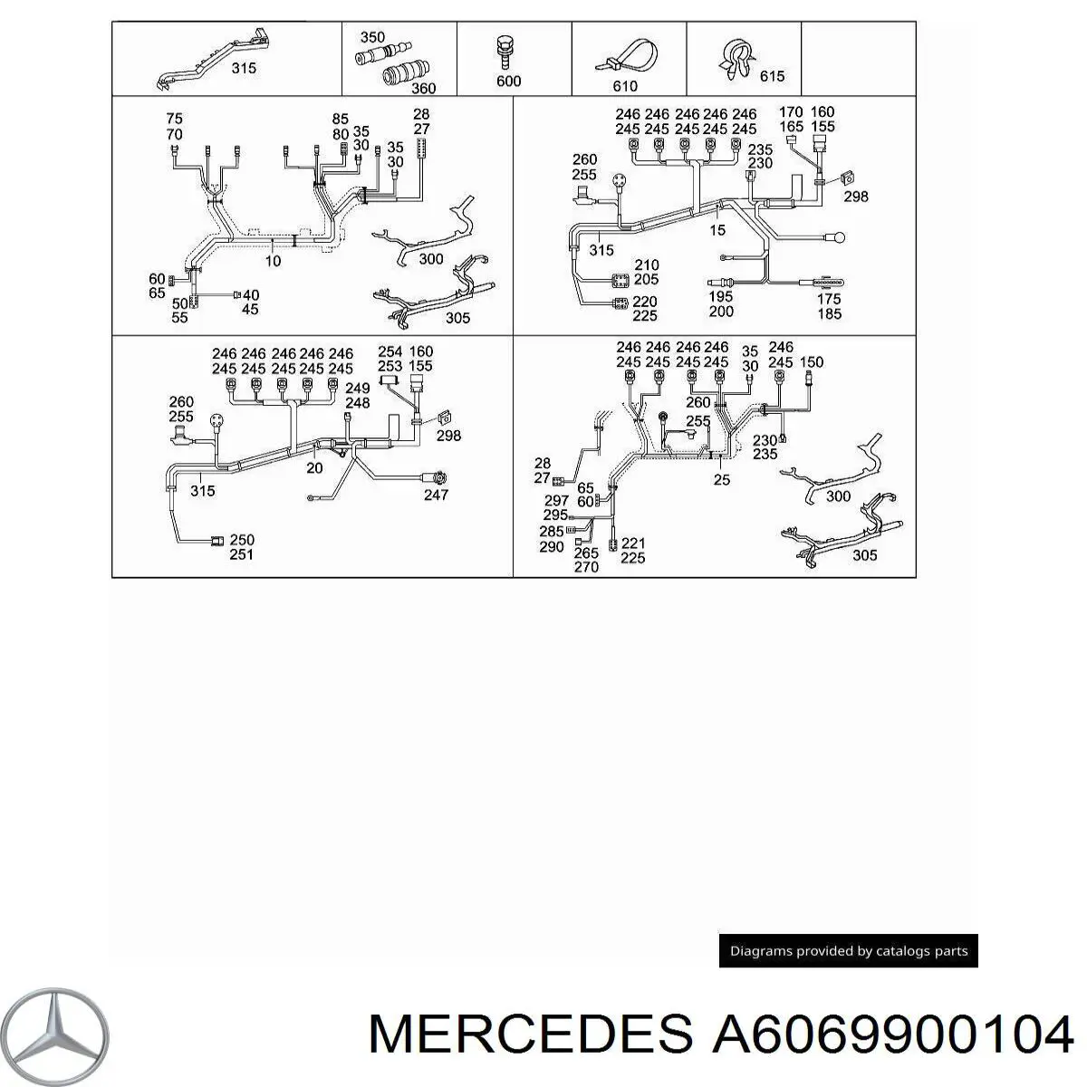  Mercedes A6069900104 precio, desde 11,08 EUR