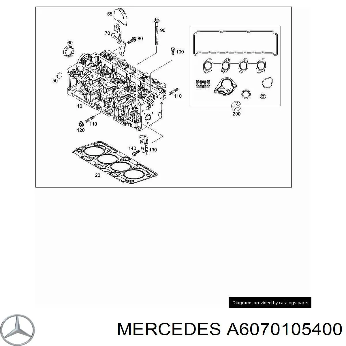  Mercedes A6070105400 precio, desde 213,34 EUR