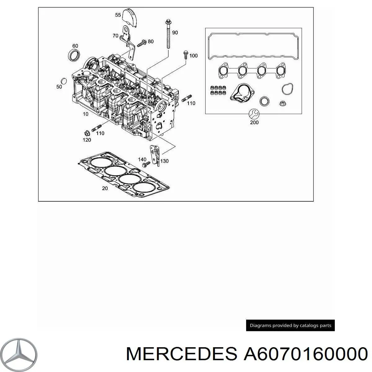 Juntas de culata Mercedes A6070160000 precio, desde 27,32 EUR