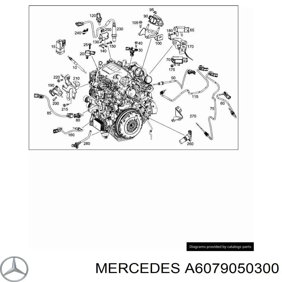 Comprar A6079050300 Mercedes Sensor de cigüeñal