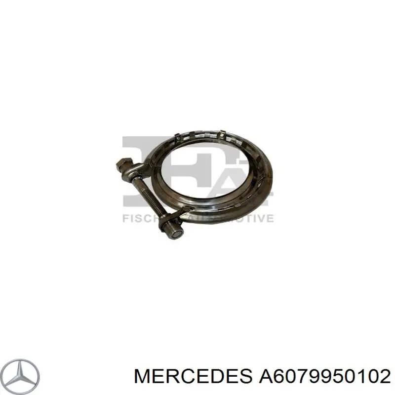 Abrazadera de fijación del catalizador a la turbina Mercedes A6079950102 precio, desde 20,37 EUR