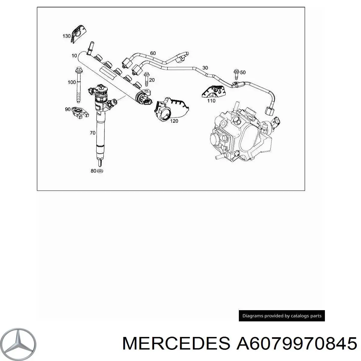 A6079970845 Mercedes junta de inyectores