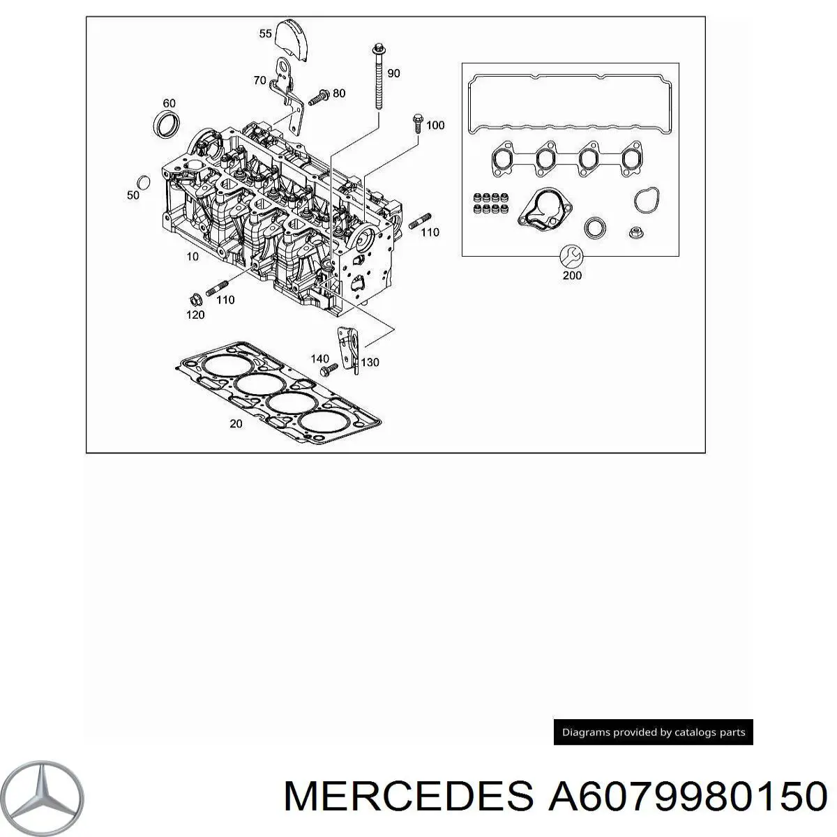  Mercedes A6079980150 precio, desde 10,44 EUR