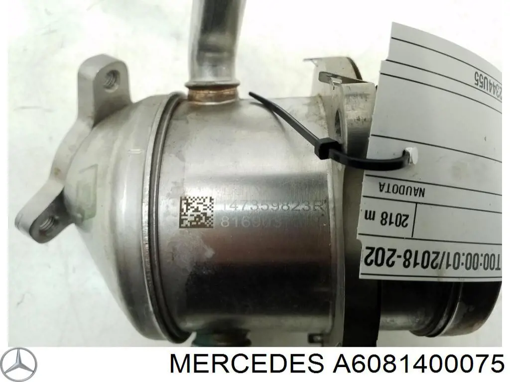 Enfriador de recirculación de gases de escape EGR Mercedes A6081400075 precio, desde 121,97 EUR