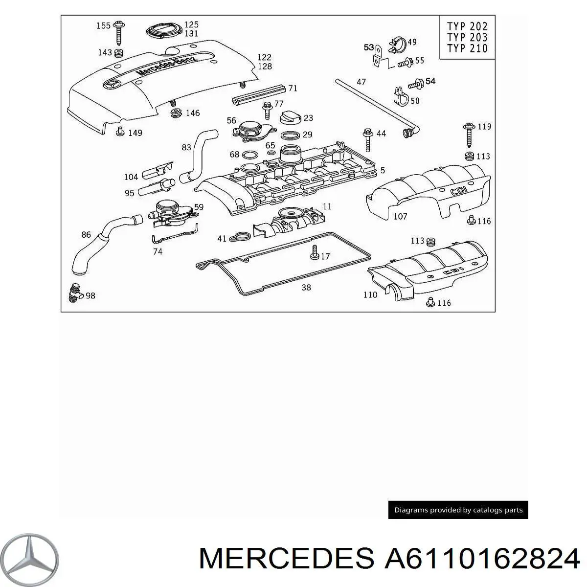 A6110162824 Mercedes