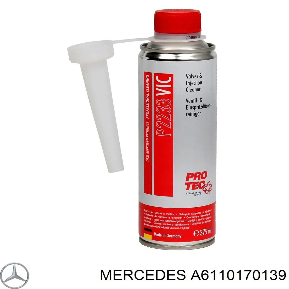 Soporte del inyector A6110170139 Mercedes