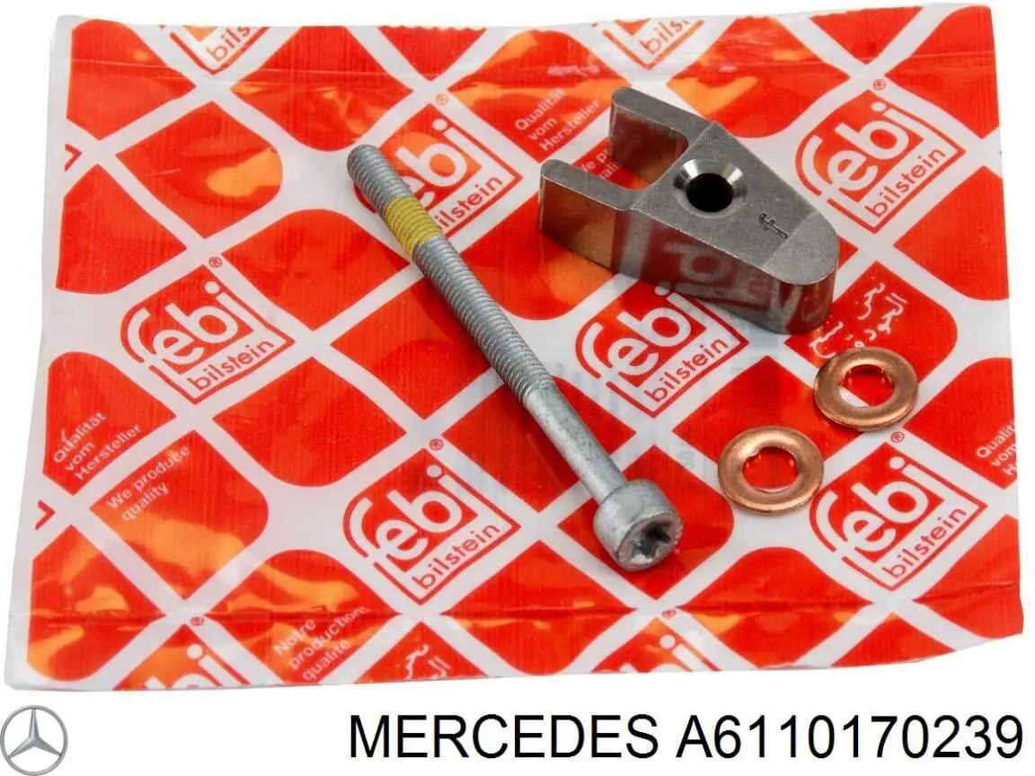Soporte del inyector A6110170239 Mercedes