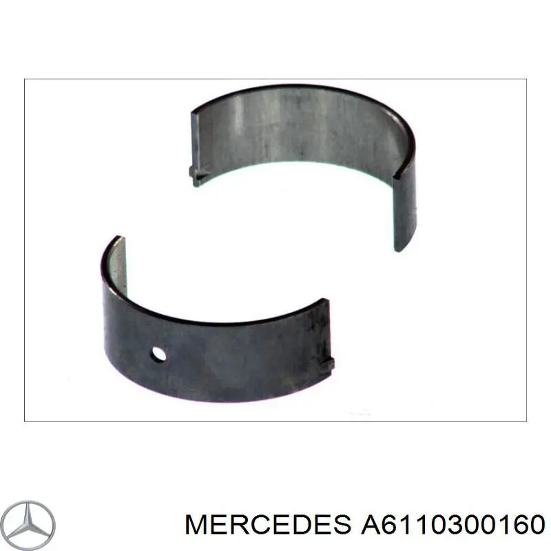 Comprar A6110300160 Mercedes Juego de cojinetes de biela, cota de reparación (+0,25 mm)