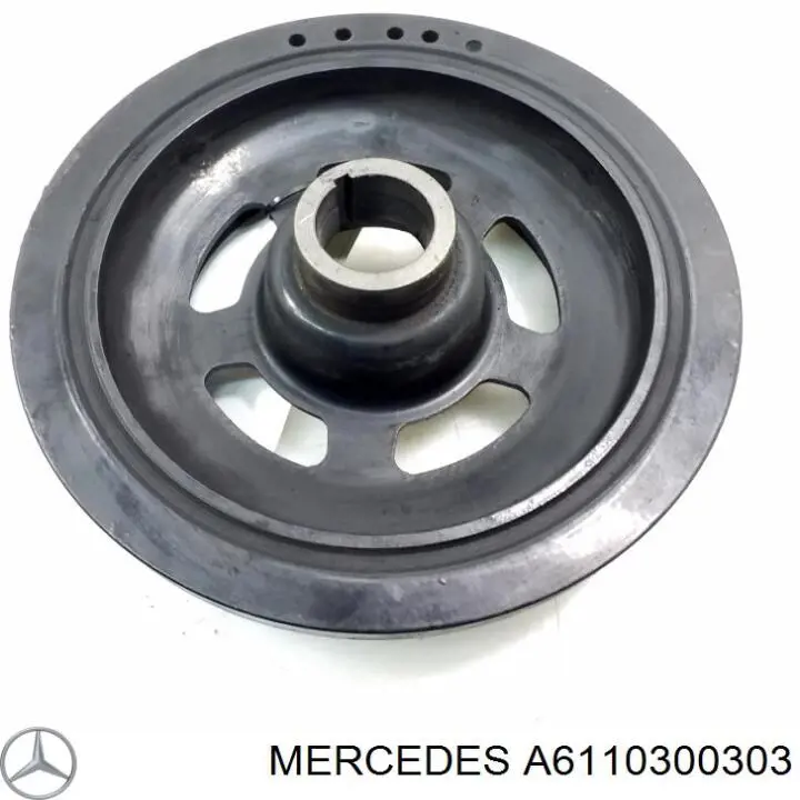 Polea de cigüeñal A6110300303 Mercedes