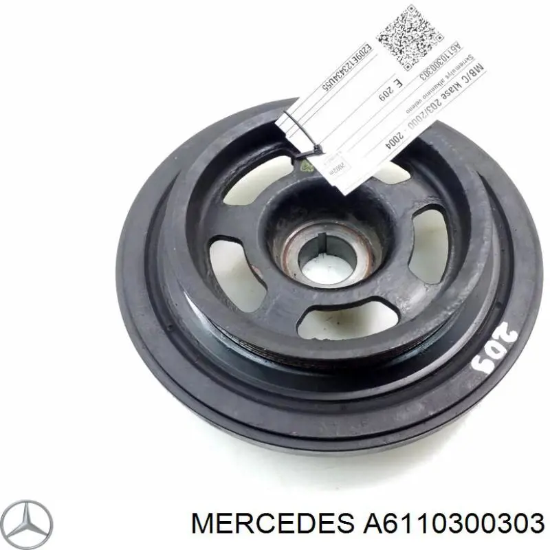 Polea del cigüeñal Mercedes A6110300303 precio, desde 123,86 EUR