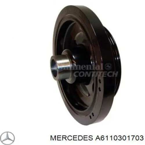 Polea del cigüeñal Mercedes A6110301703 precio, desde 123,86 EUR