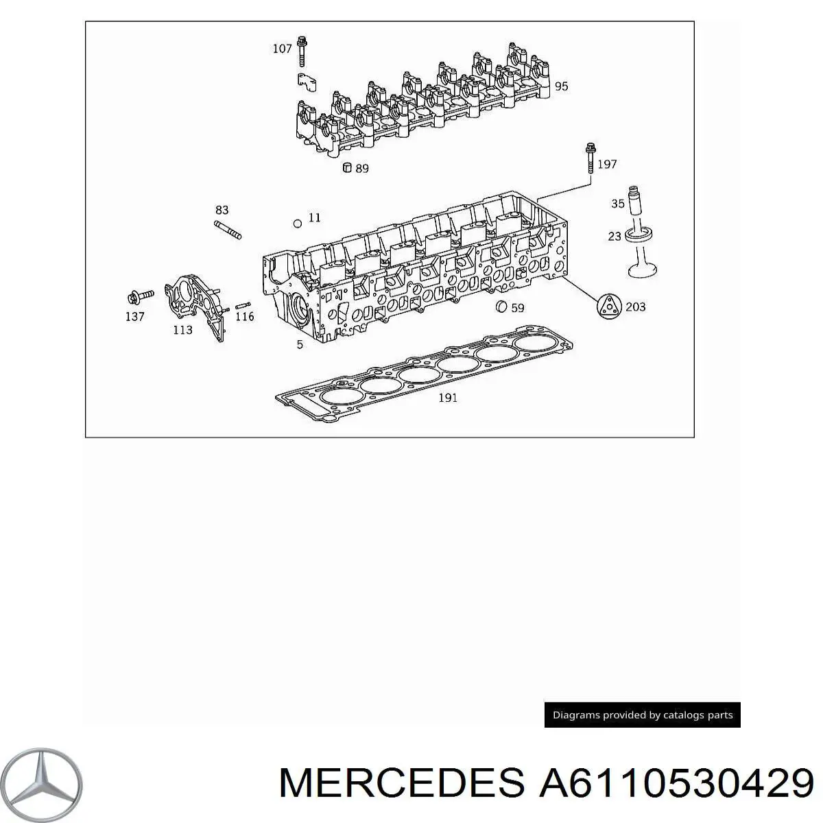  Mercedes A6110530429 precio, desde 28,82 EUR