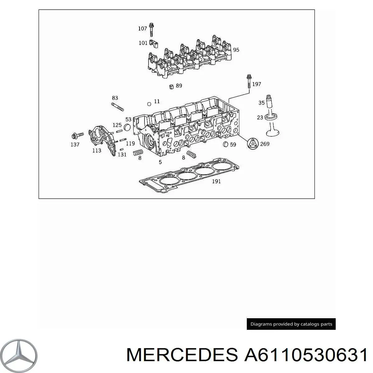 Asiento de válvula de escape Mercedes A6110530631 precio, desde 5,79 EUR
