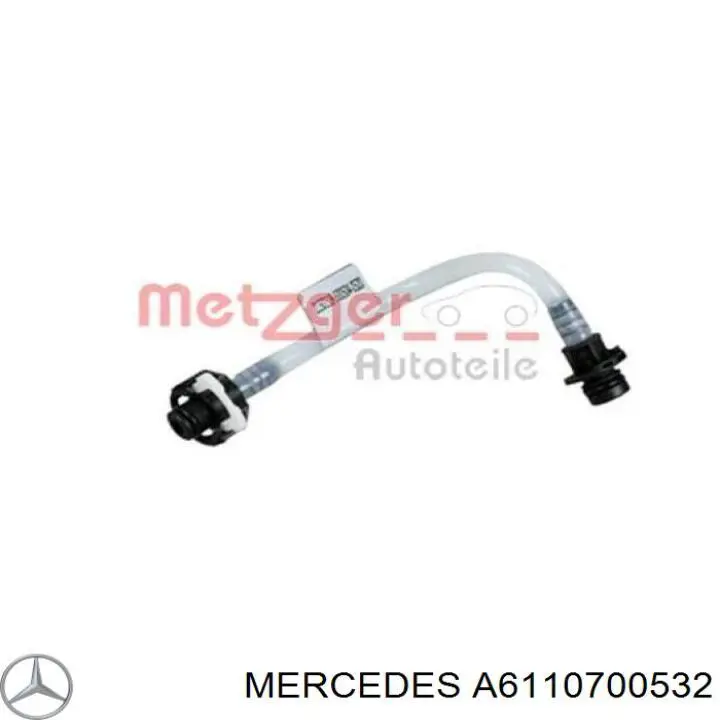 Comprar A6110700532 Mercedes Tubo de combustible del intercambiador de calor al filtro