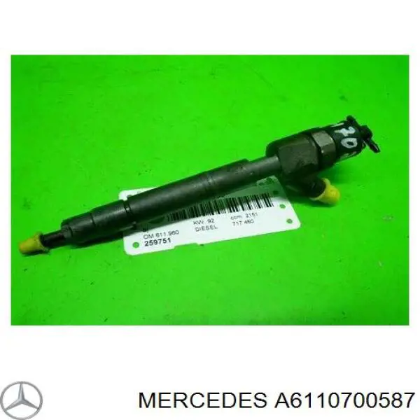 Comprar A611070058780 Mercedes Inyector