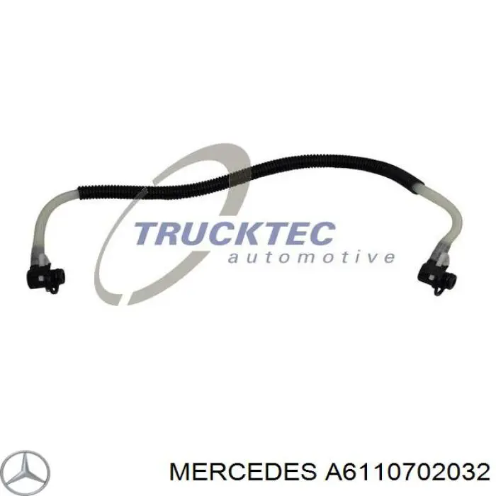 A6110702032 Mercedes tubo de combustible, filtro hasta la bomba