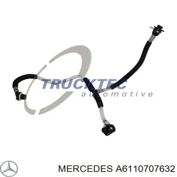 Tubería de combustible desde la bomba de cebado hasta la válvula de corte de combustible Mercedes A6110707632 precio, desde 26,59 EUR