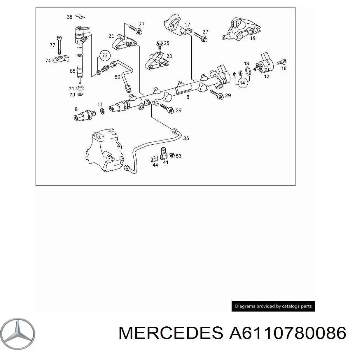 A6110780086 Mercedes