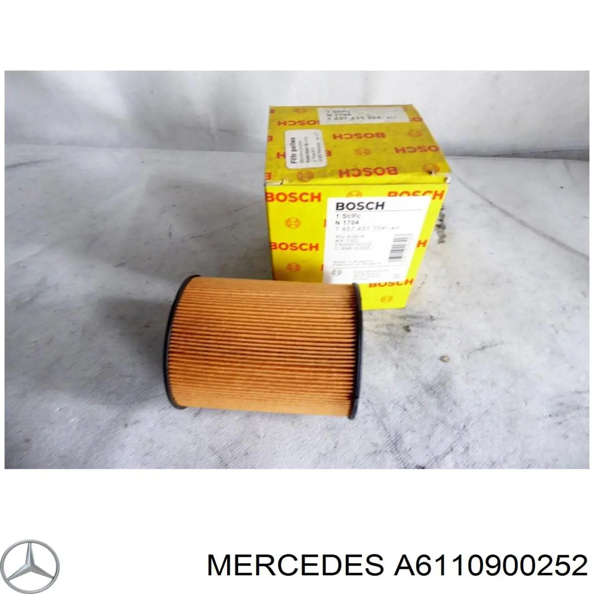  Caja del filtro de combustible Mercedes C 