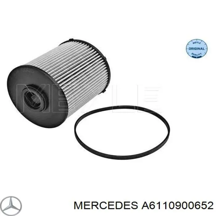 A6110900652 Mercedes caja, filtro de combustible
