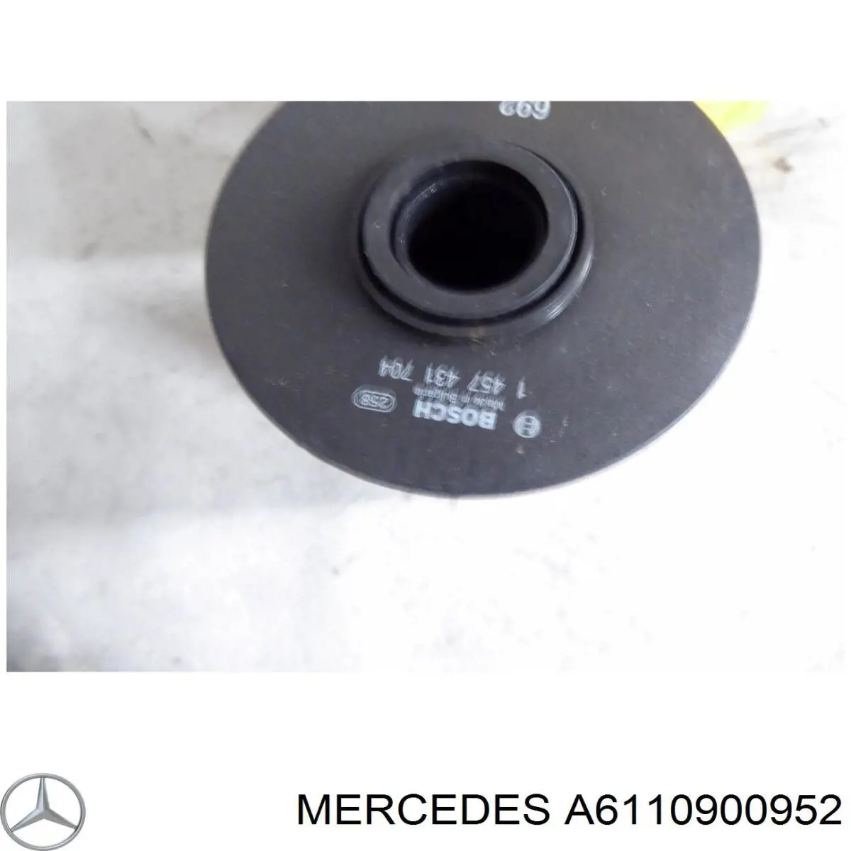 A6110900952 Mercedes Caja del filtro de combustible