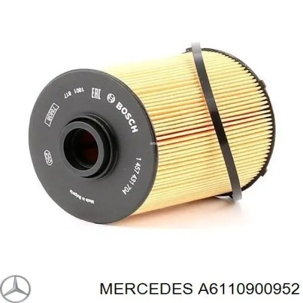6110900152 Mercedes caja, filtro de combustible