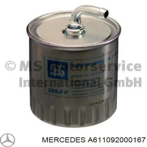 Filtro combustible Mercedes A611092000167 precio, desde 10,22 EUR
