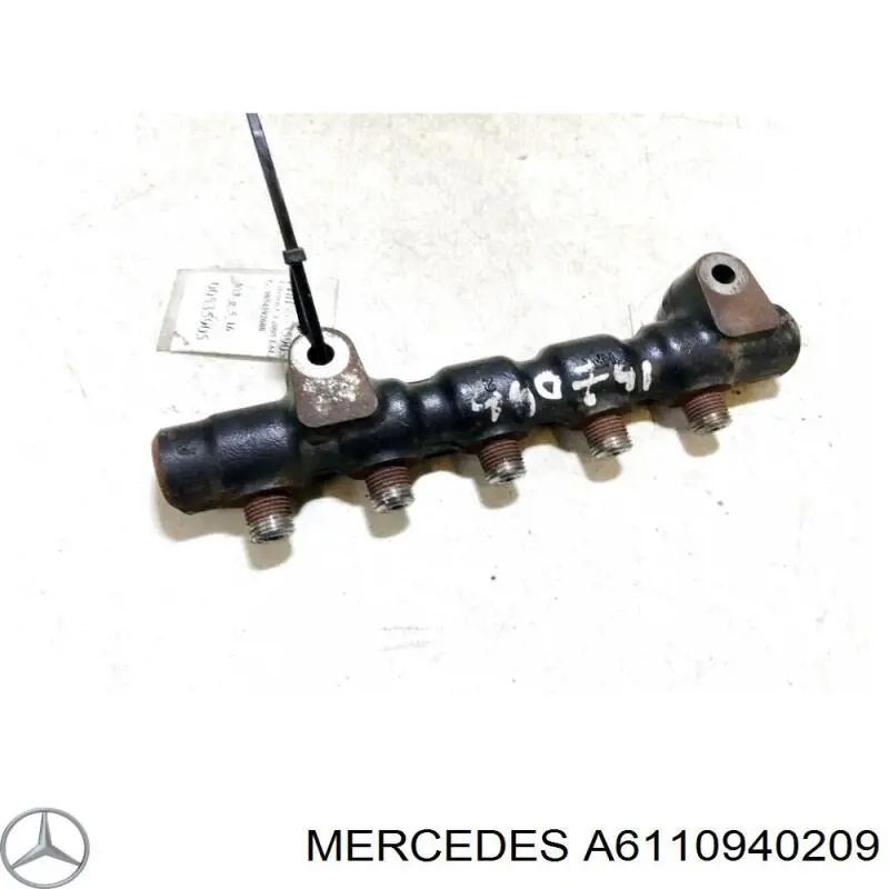 A6110940209 Mercedes tubo flexible de aspiración, salida del filtro de aire