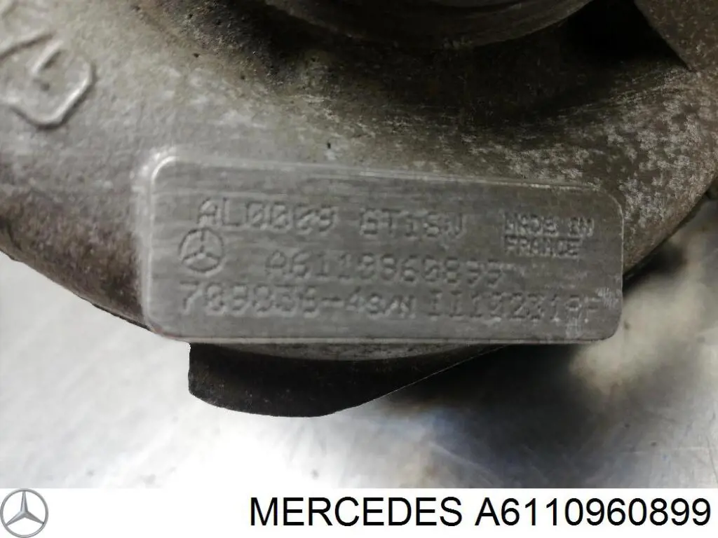 A6110960899 Mercedes turbocompresor