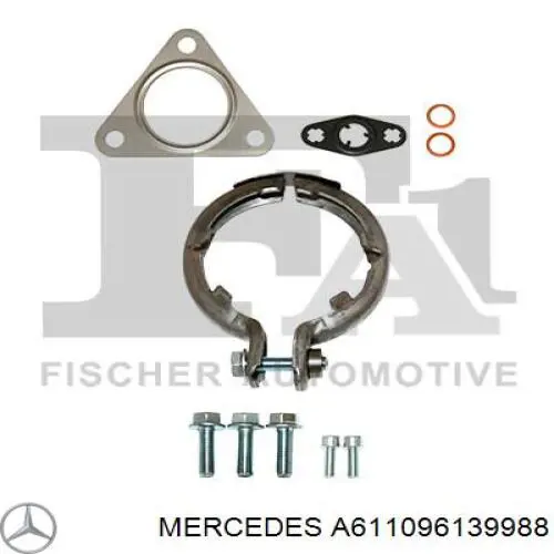 6110981399 Mercedes Turbo para motor
