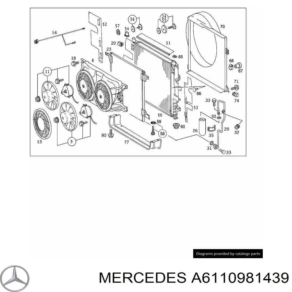  Mercedes A6110981439 precio, desde 7,46 EUR