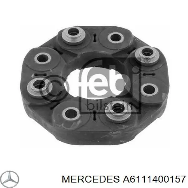 A6111400157 Mercedes manguera tuberia de radiador (gases de escape)