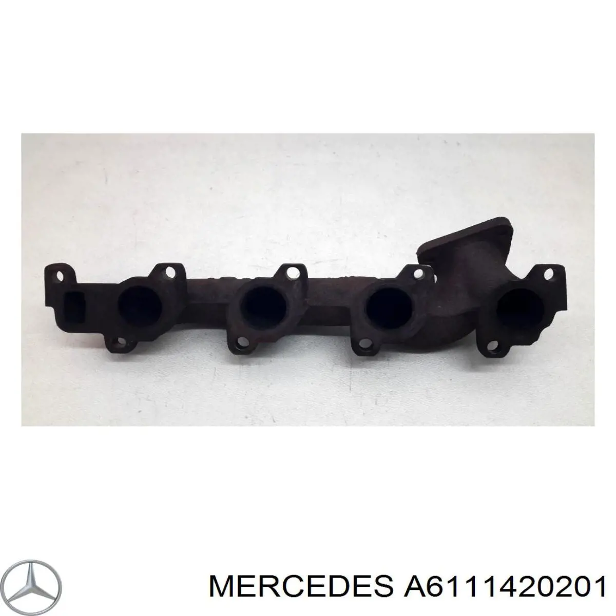 6461420301 Mercedes colector de escape, sistema de escape