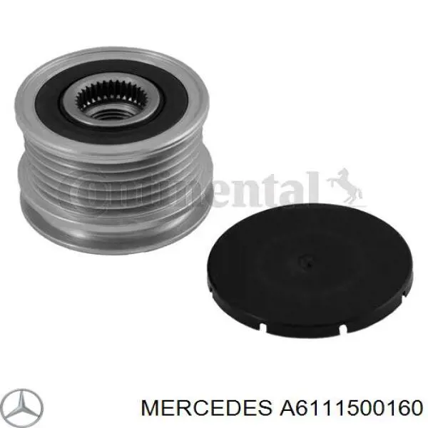 A6111500160 Mercedes polea alternador