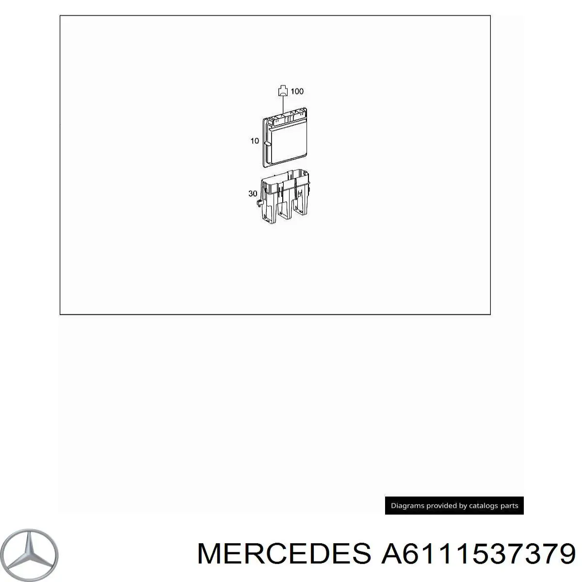 A6111532379 Mercedes módulo de control del motor (ecu)