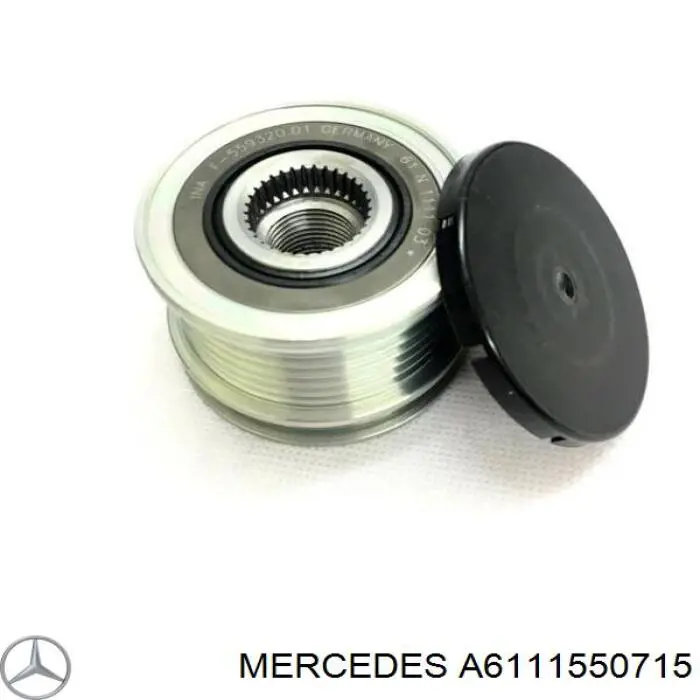 A6111550715 Mercedes polea del alternador