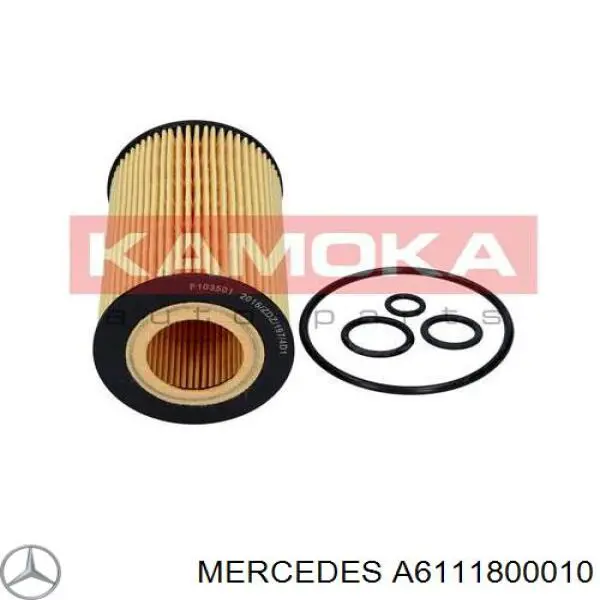 Tapa de filtro de aceite Mercedes A6111800010