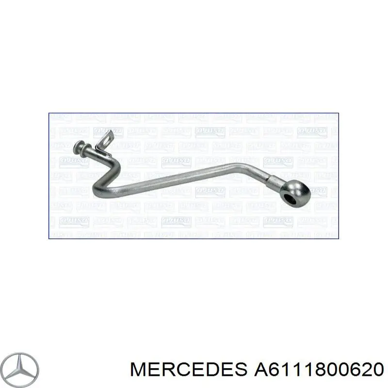 A6111800620 Mercedes tubo (manguera Para El Suministro De Aceite A La Turbina)