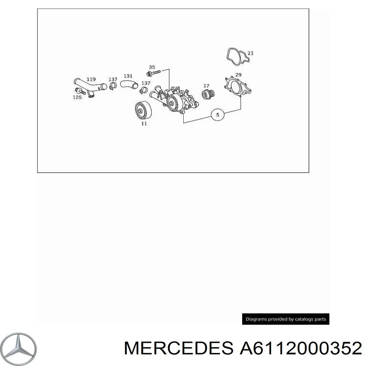 A6112000352 Mercedes