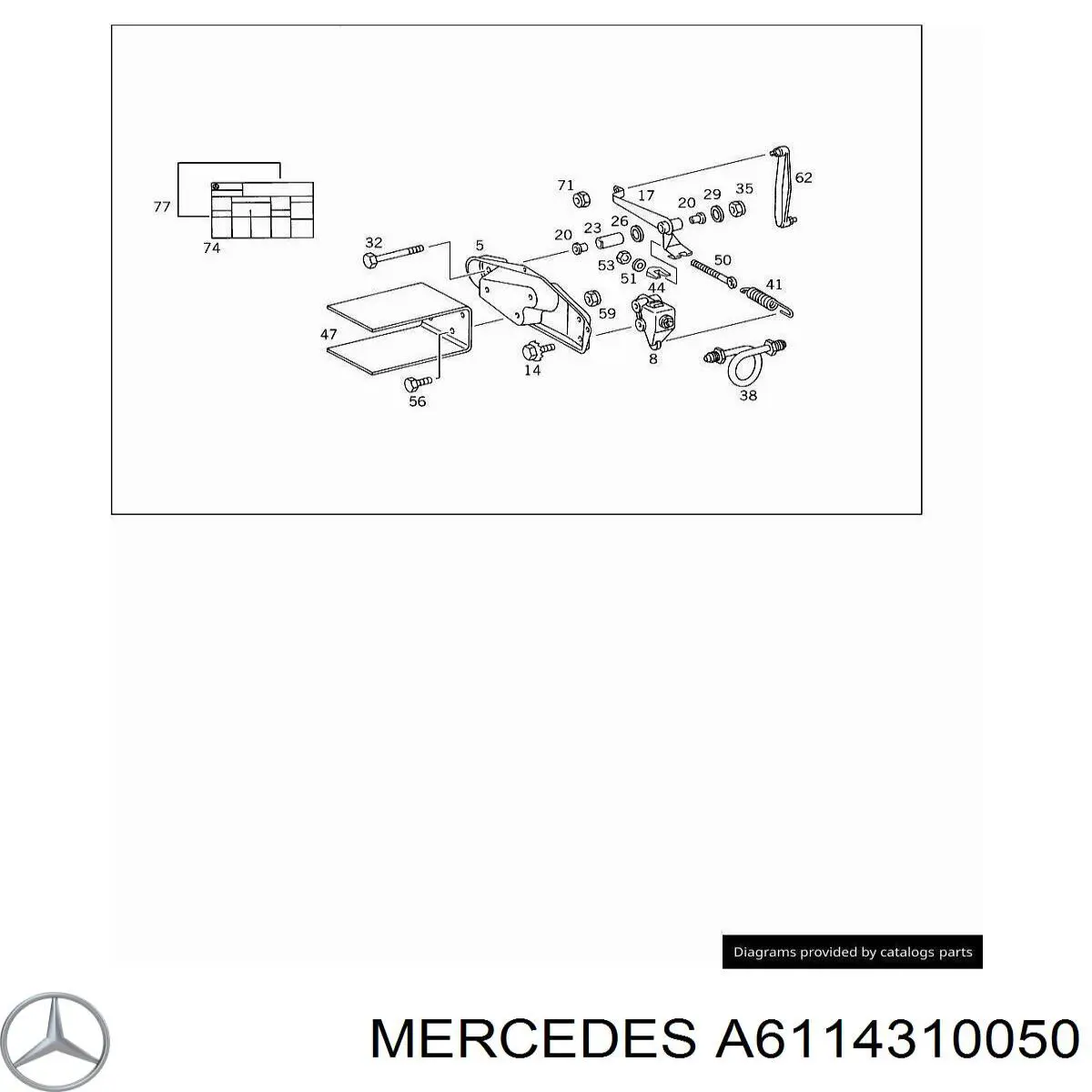  Mercedes A6114310050 precio, desde 30,86 EUR